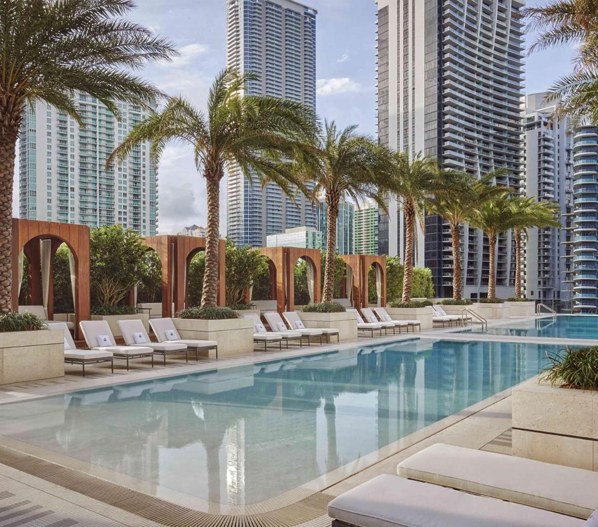 Wonderful King Suite With Pool At Sls Lux Brickell ميامي المظهر الخارجي الصورة